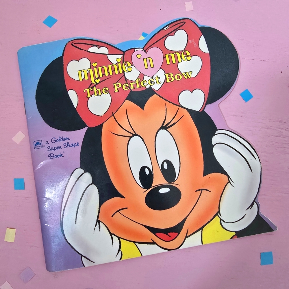 1991 Minnie 'n Me The Perfect Bow Childrens Book